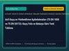 Acil Kaçış ve Yönlendirme Aydınlatmaları (TS EN 1838 ve TS EN 50172): Kaçış Yolu ve Batarya Süre Testi Tablosu